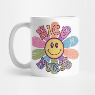 NICU Nurse Flower Design Mug